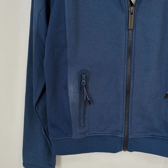 Alexander McQueen X Puma Collab Mens Zip Up Jacket XL Blue Logo Casual NWT Flaw - Picture 13 of 13